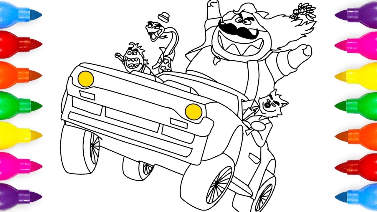 The Bad Guys 2 Coloring Page Video For Kids YouTube
