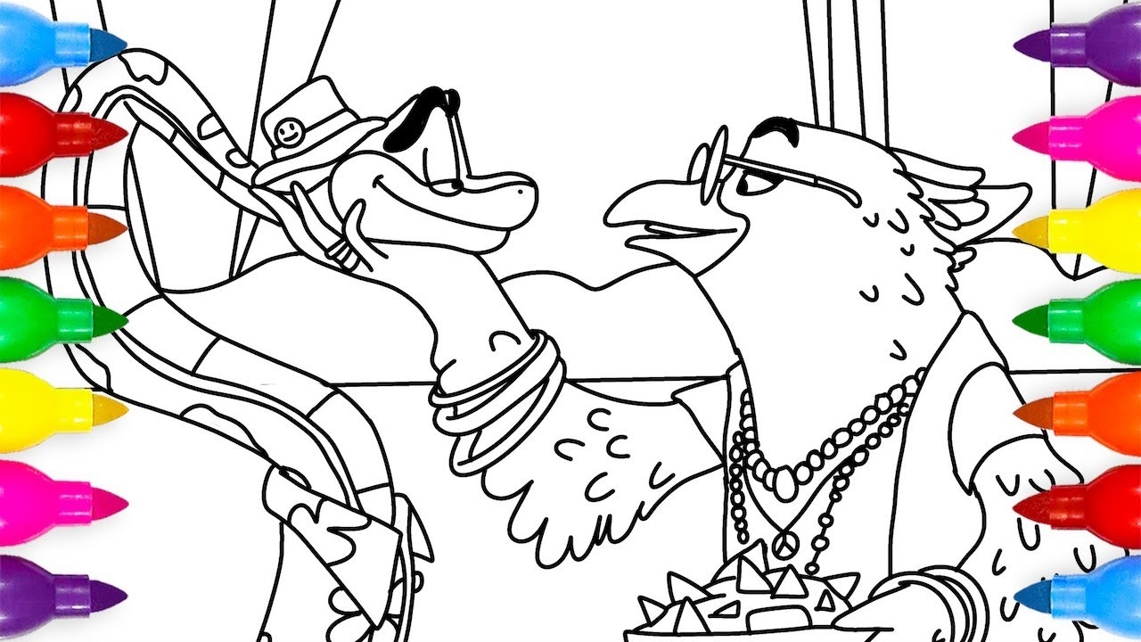 The Bad Guys 2 Snake And Doom Coloring Page YouTube