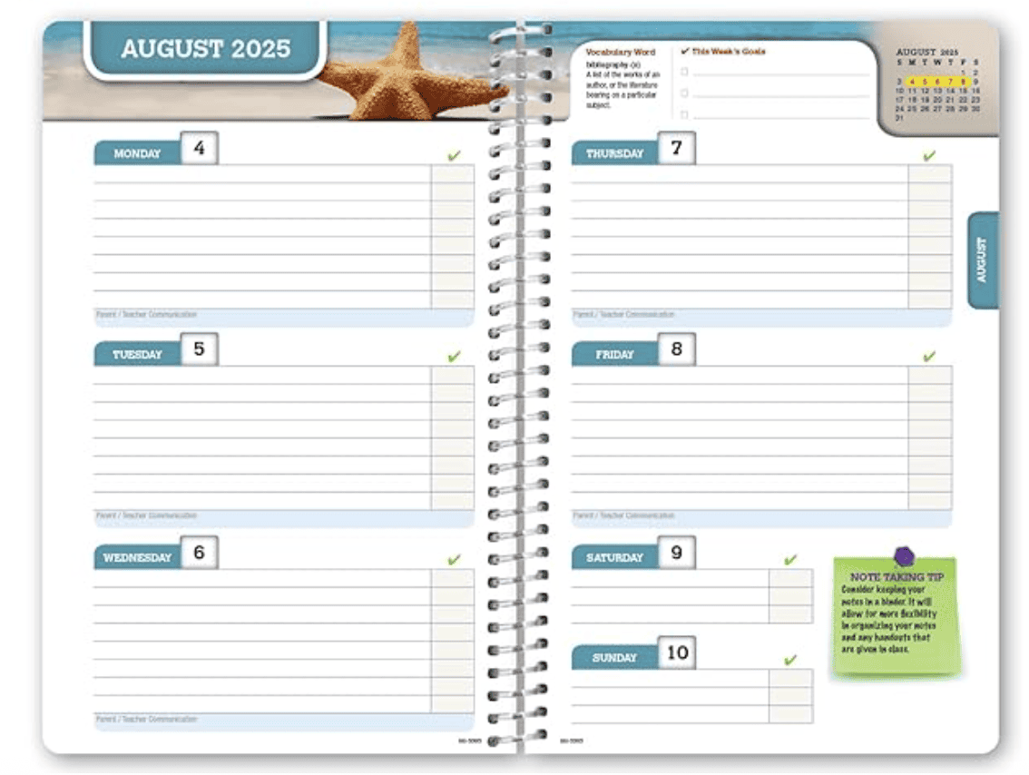 The Best Planners For Students for The 2025 2026 School Year MomOf6