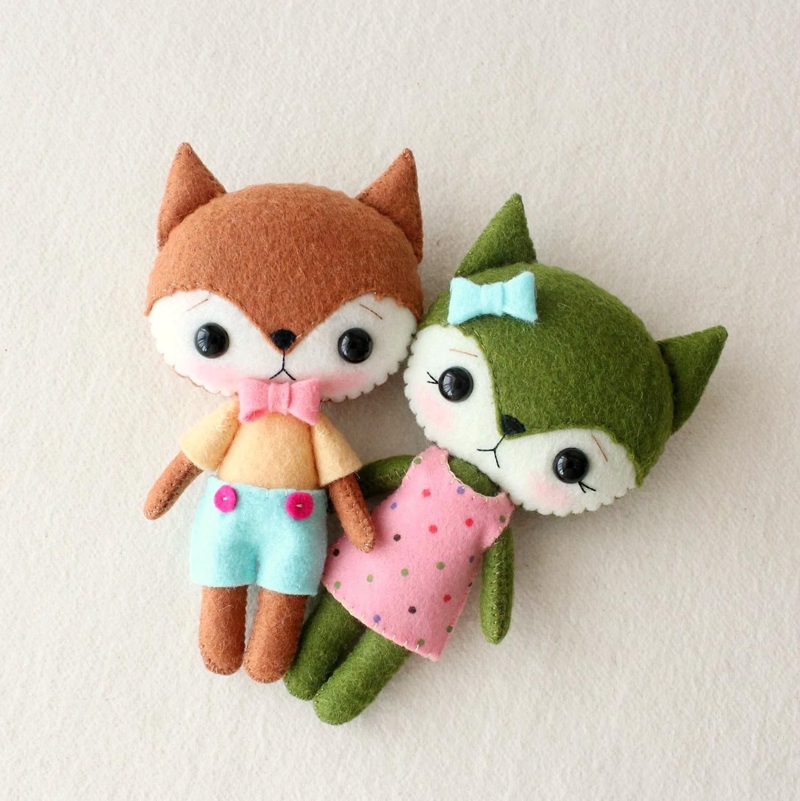 felt printable stuffed animal patterns