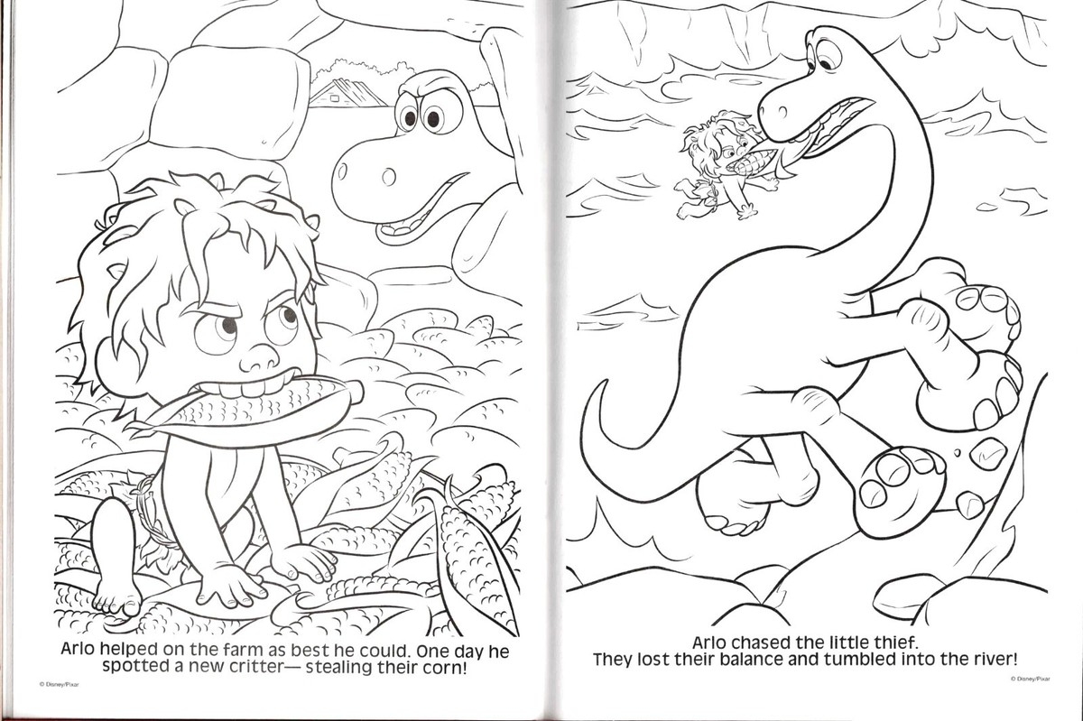 The Good Dinosaur Coloring Activity Book Color And Play EBay