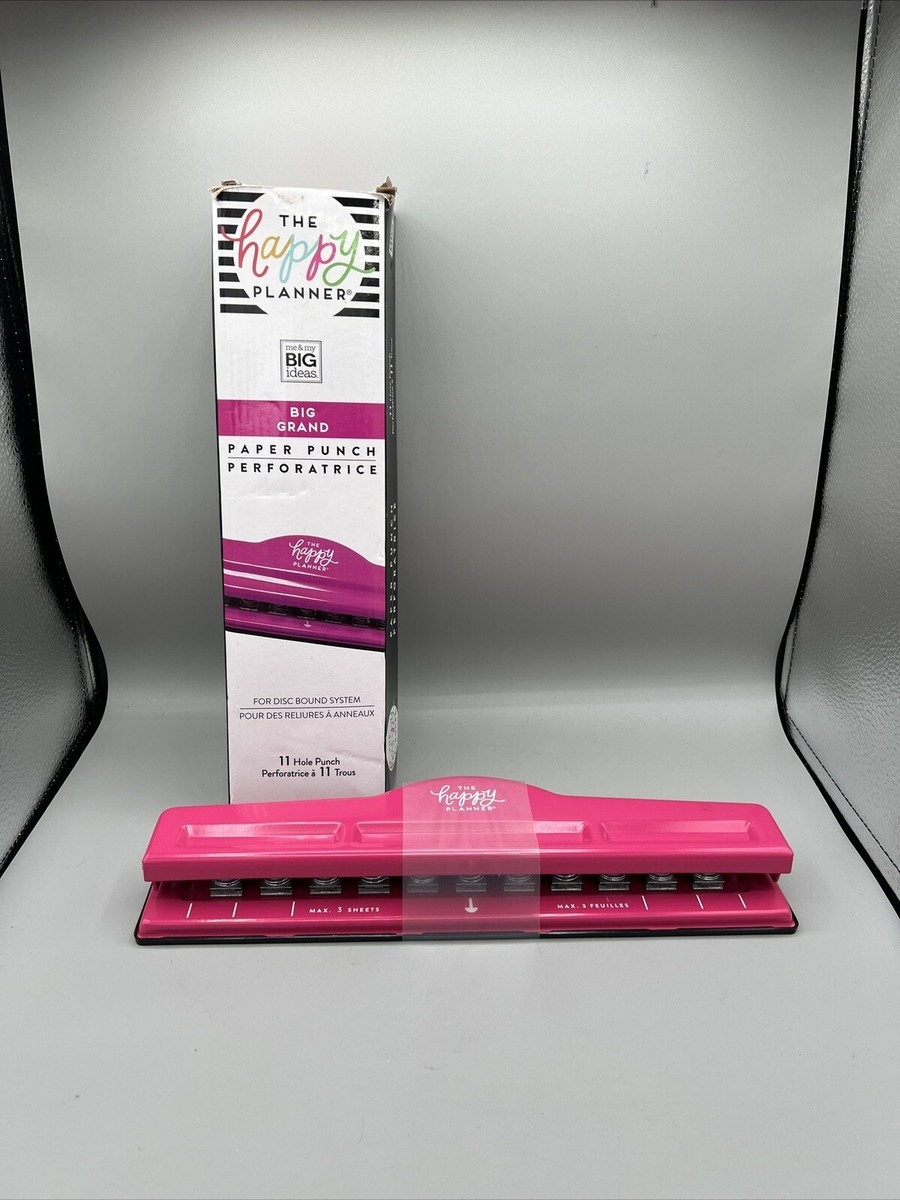 The Happy Planner Big Grand Paper Punch 11 Hole Punch Open Box PUNB 01U 673807994935 EBay