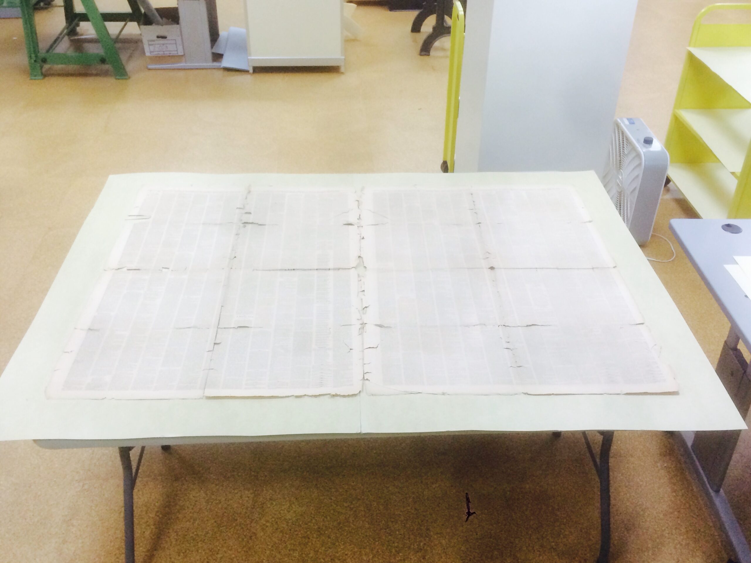 The Largest Sheet Of Paper Ever Made And Printed Preservation Underground