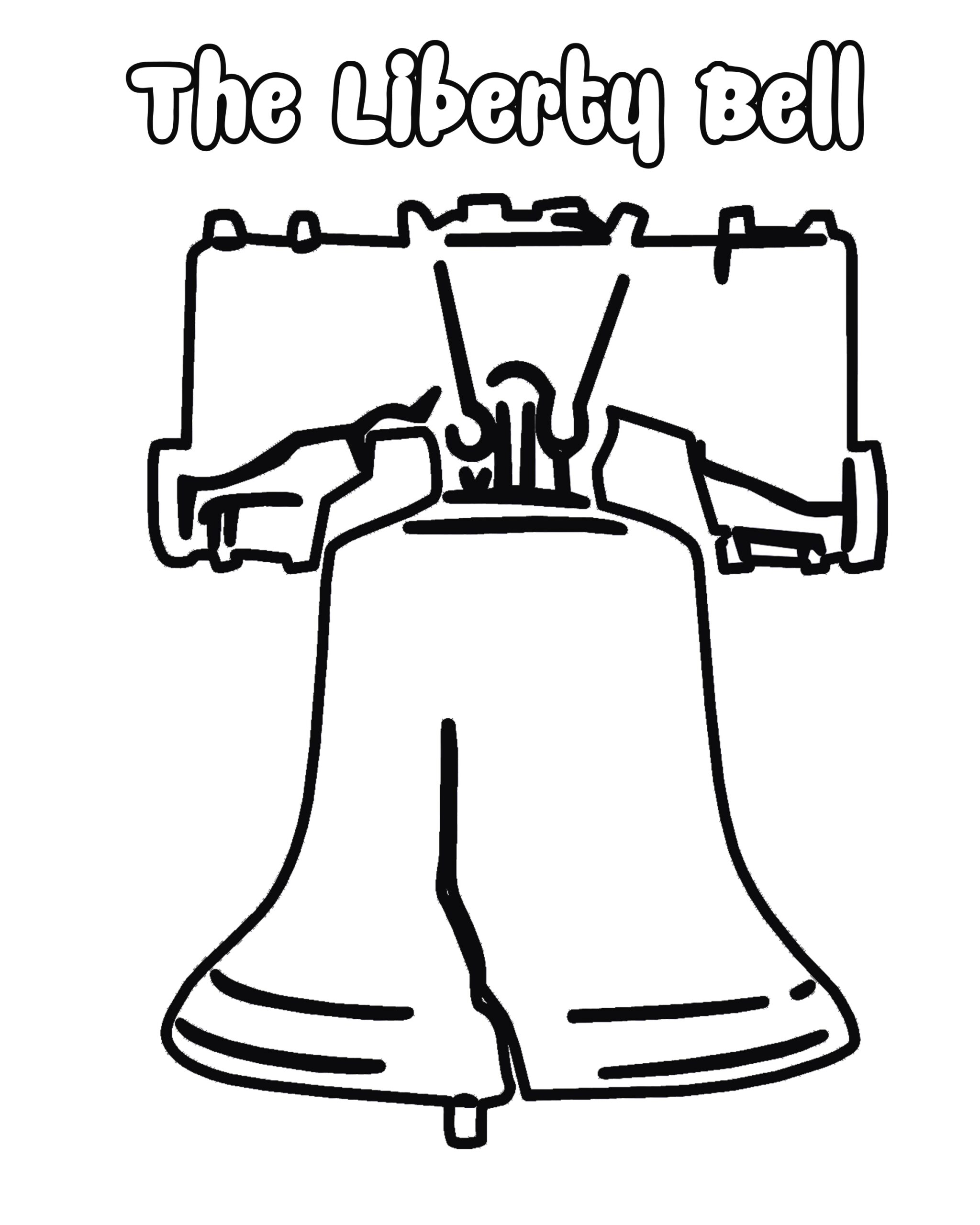 The Liberty Bell Coloring Sheet 
