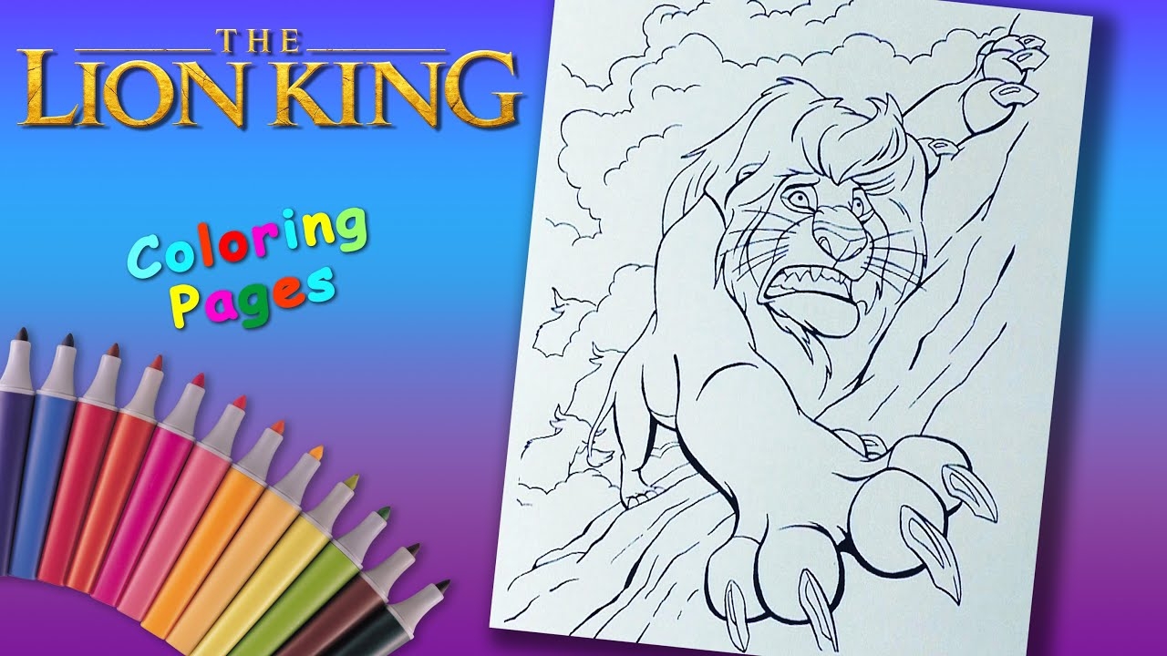 lion king mufasa coloring pages