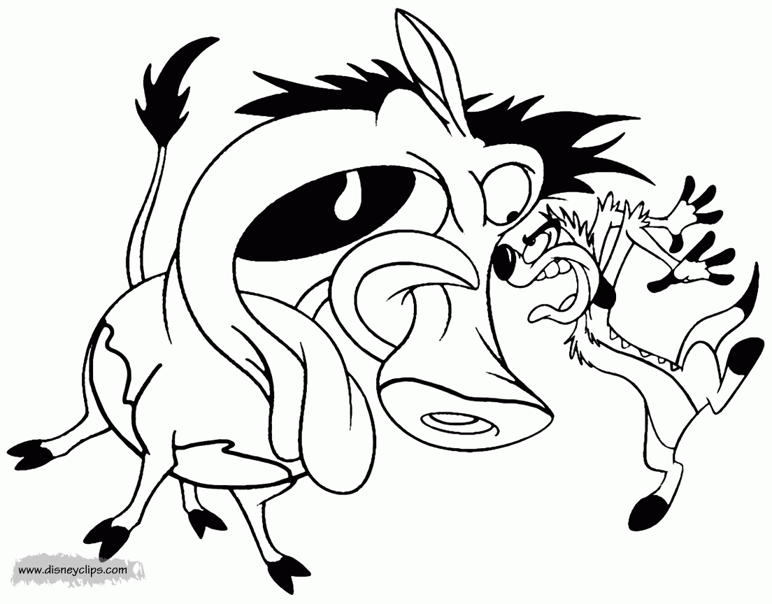 The Lion King Coloring Pages Printable PDF 3 Disneyclips