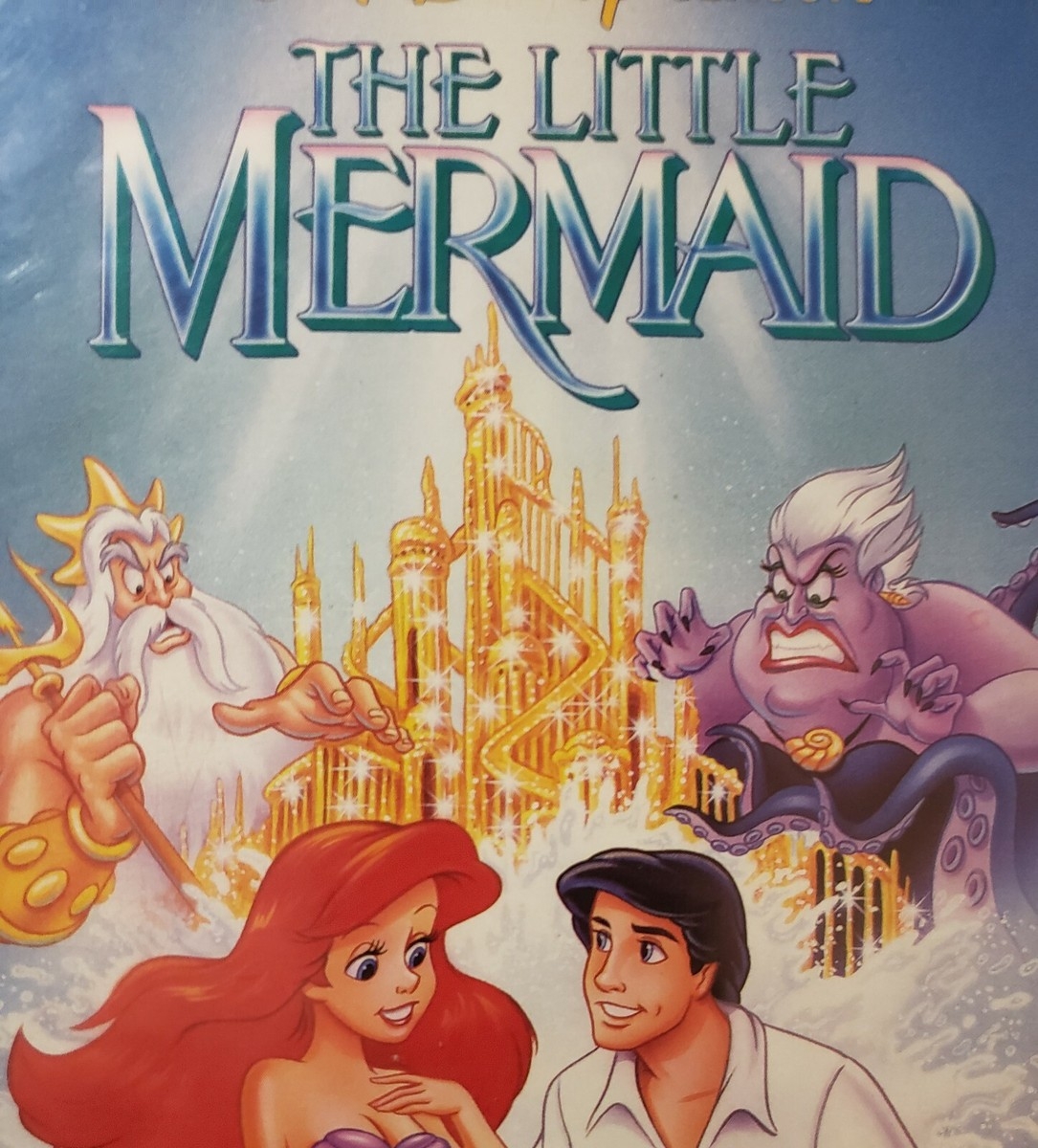 The Little Mermaid Banned Cover Art Original VHS Diamond Edition Disney Classics EBay