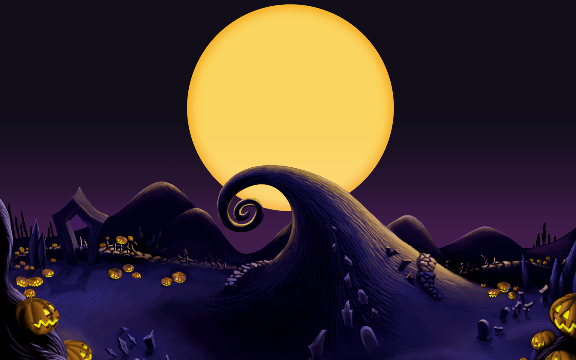 nightmare before christmas desktop wallpaper