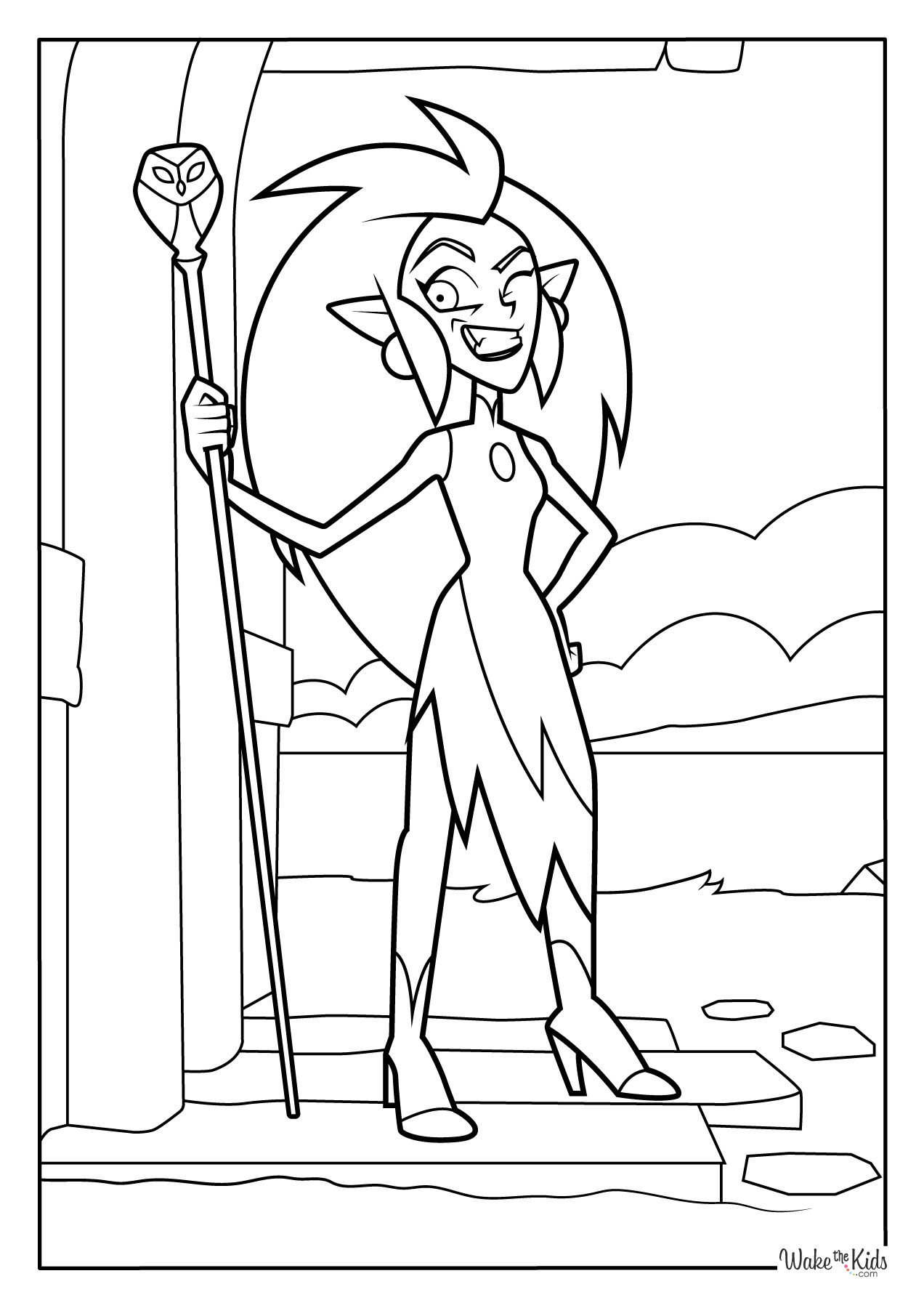 The Owl House Coloring Pages Free Printable PDFs WakeTheKids