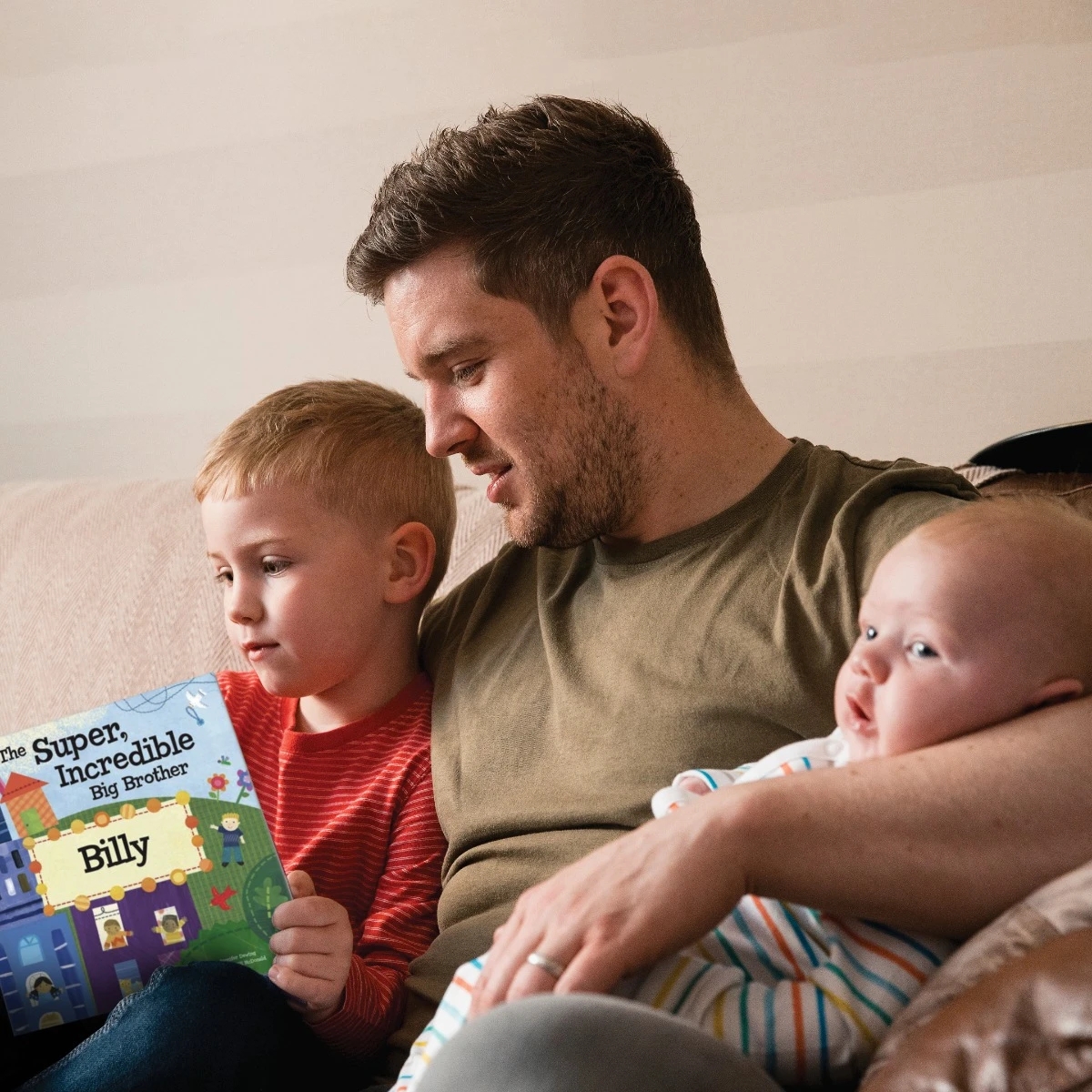The Super Incredible Big Brother Of Twins Personalized Book