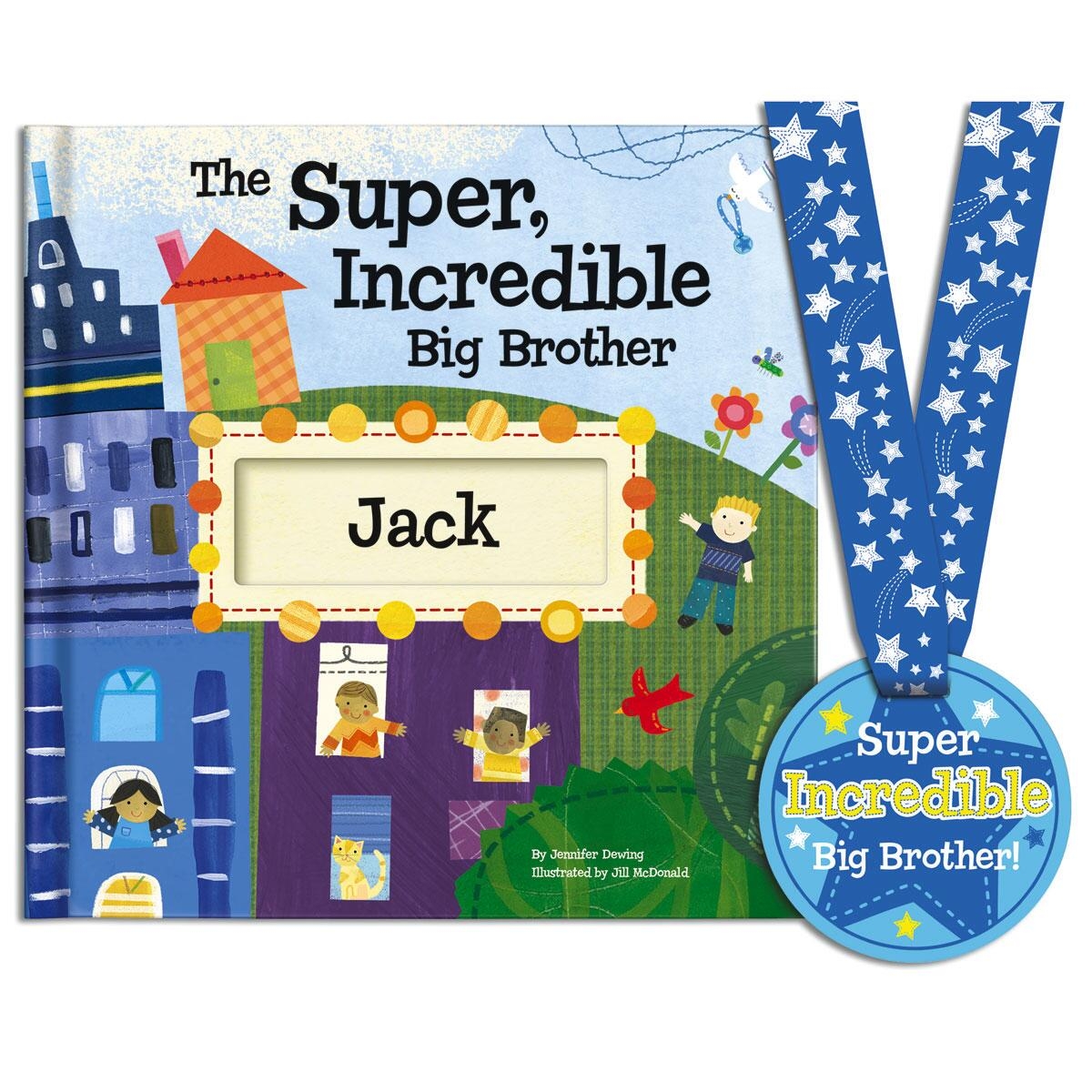 The Super Incredible Big Brother Personalized Storybook Lillian Vernon