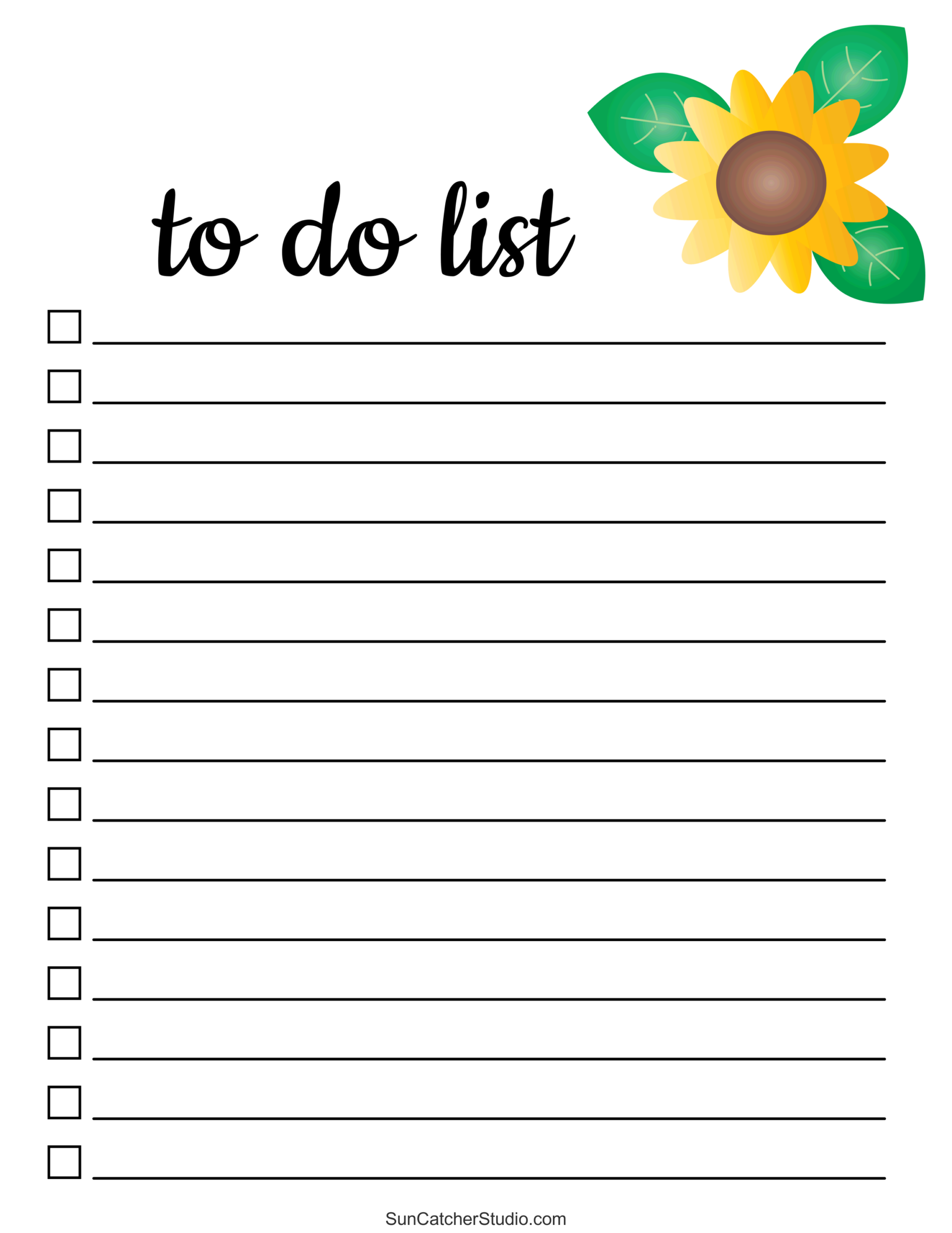 to do list paper