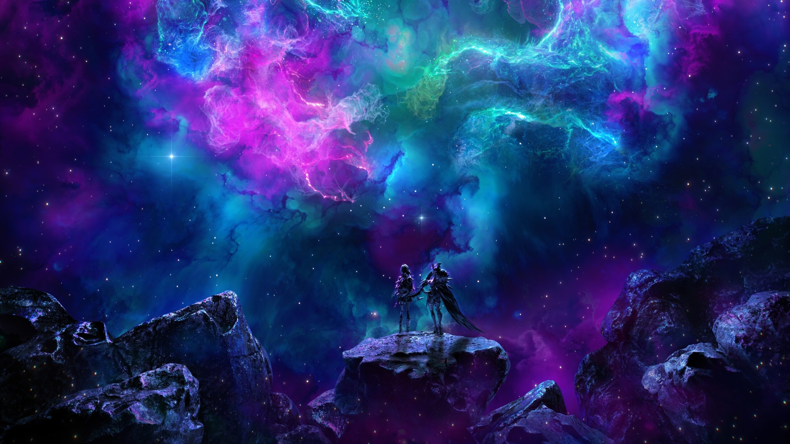 Together Nebula Space Cosmos Ethereal Most Popular 4K 5K HD Desktop Screensavers Wallpapers Of 2025 For Apple MacBook Air And Pro IMac Mac Mini Windows PC And More Free Download Free