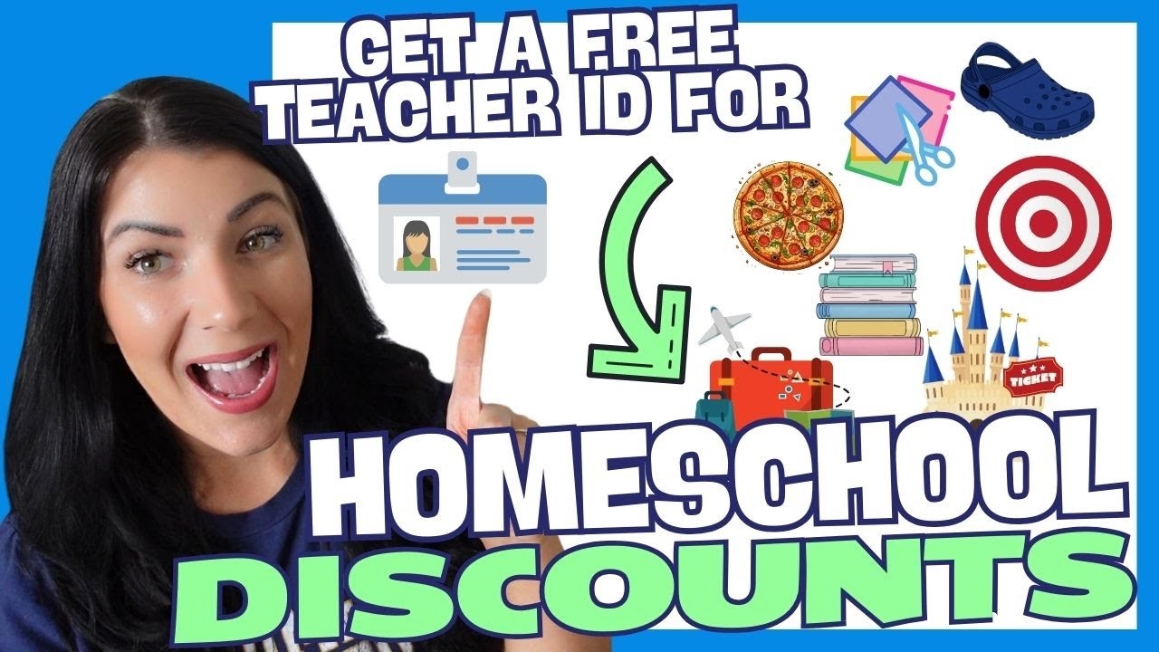 TONS OF DISCOUNTS GET YOUR FREE HOMESCHOOL TEACHER ID CARD YouTube