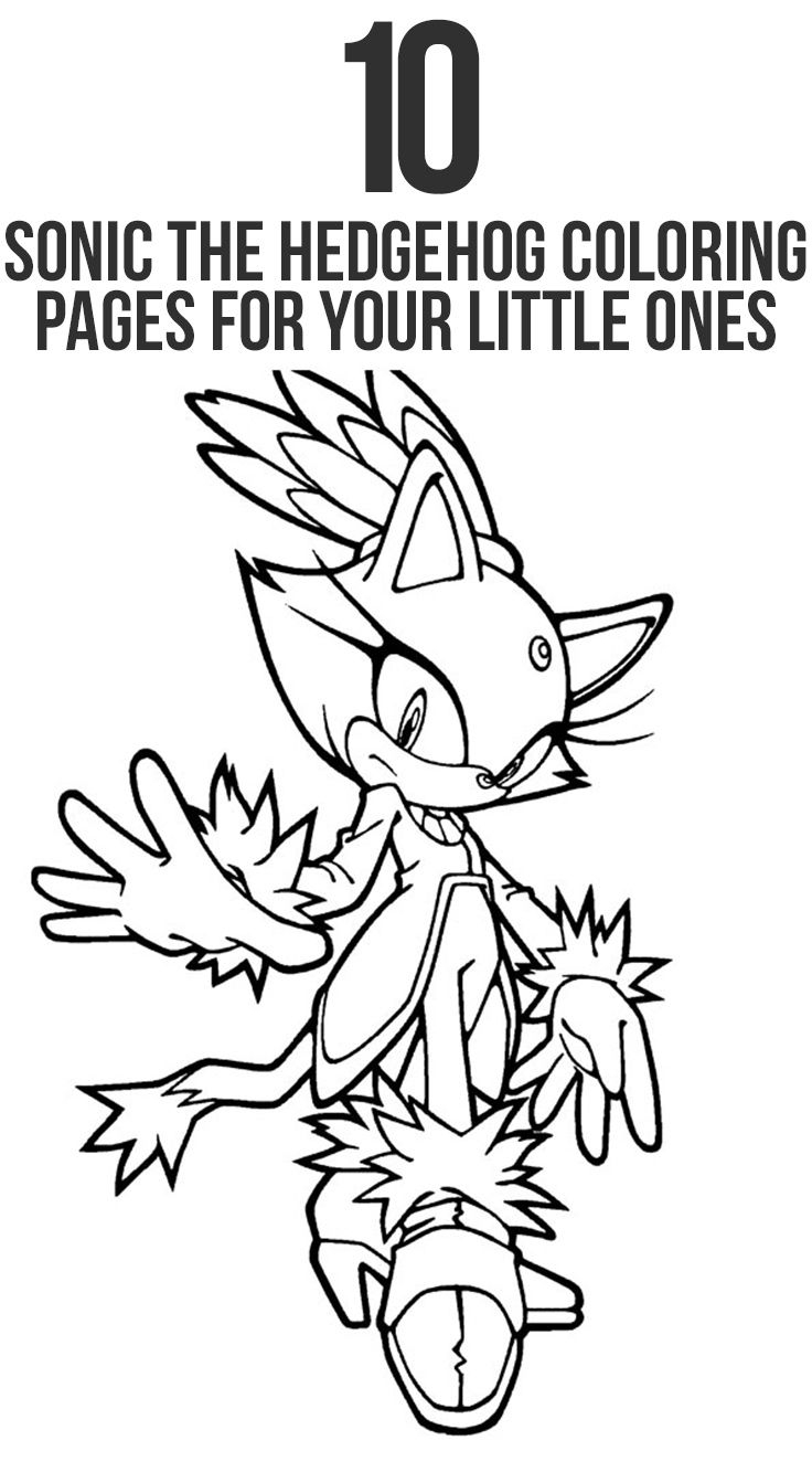 Top 21 Sonic The Hedgehog Coloring Pages For Your Little Ones
