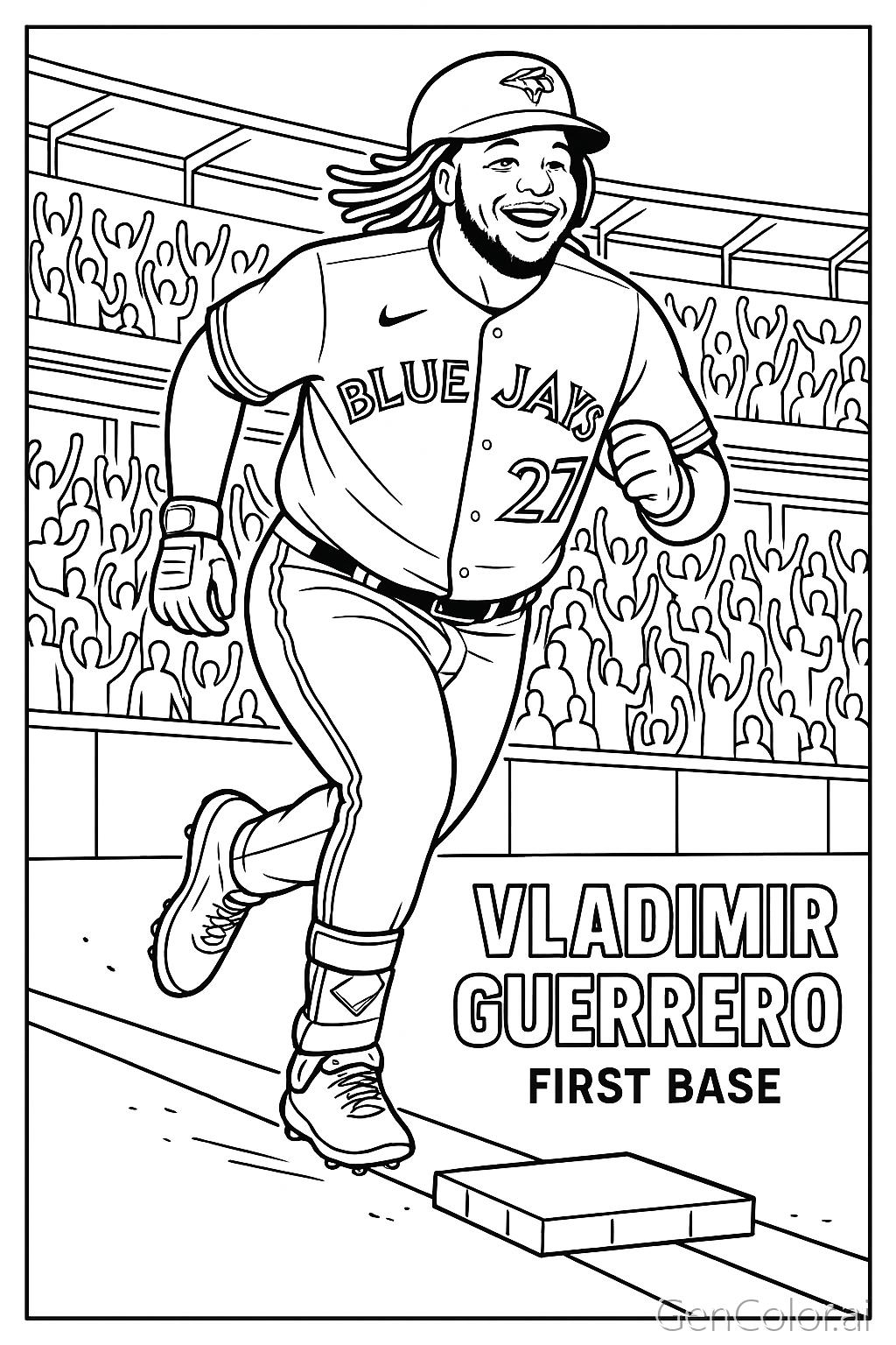 Toronto Blue Jays Coloring Pages Etsy