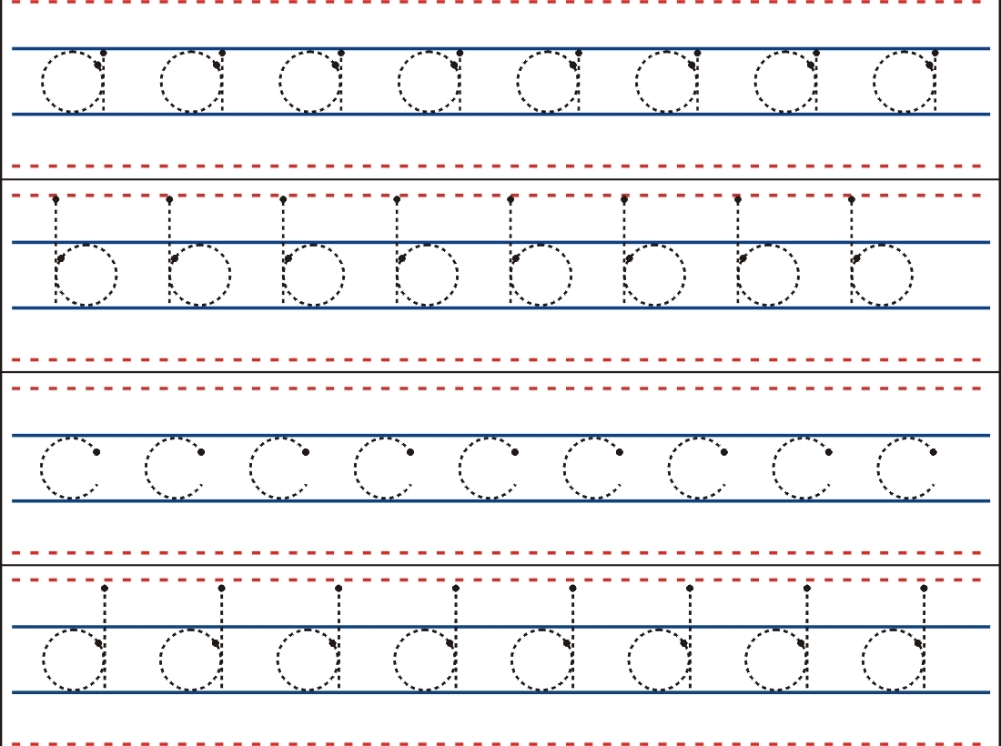 a to z trace letter