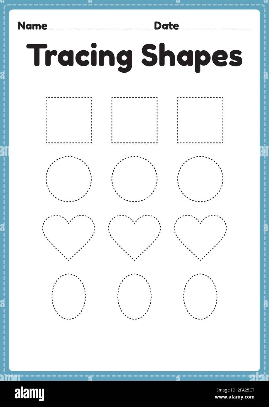 tracing sheets for preschoolers