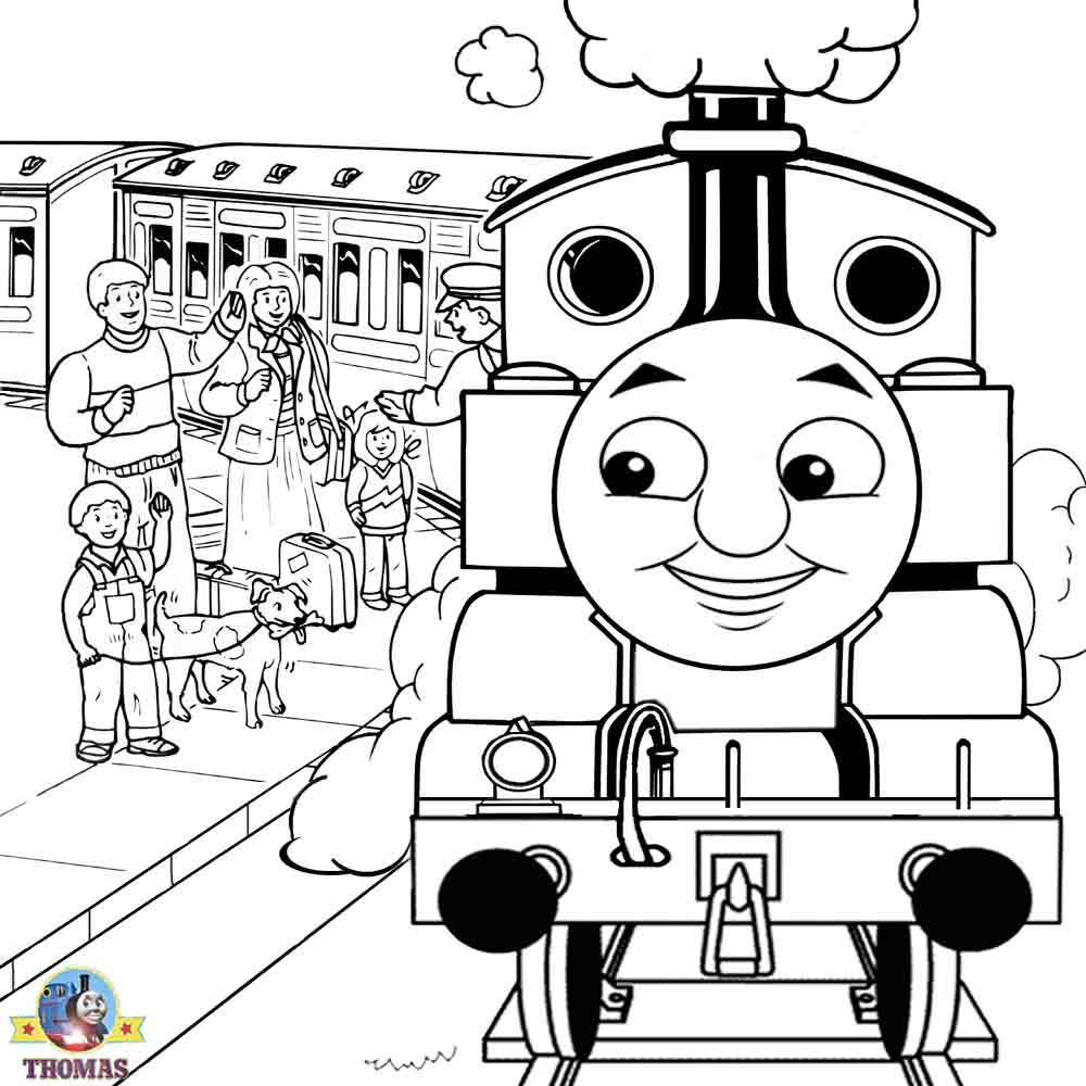 thomas and friends coloring sheet