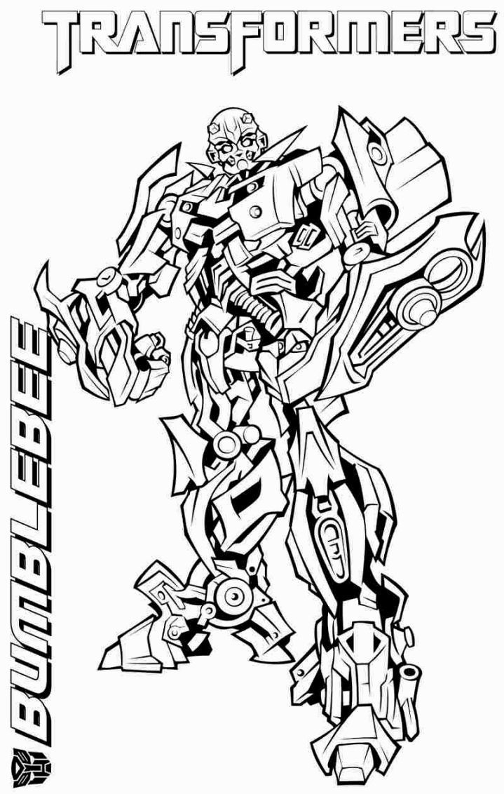 bumblebee transformers pictures to color