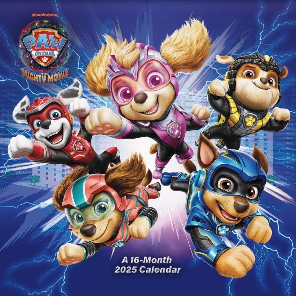 Trends International Paw Patrol 2025 Wall Calendar Walmart
