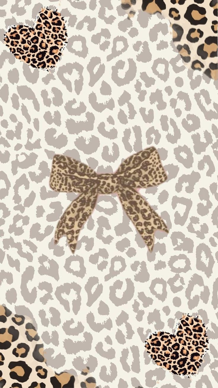 Trendy Cheetah Print Coquette Wallpaper For IPhone In 2025 Cute Aesthetic Background