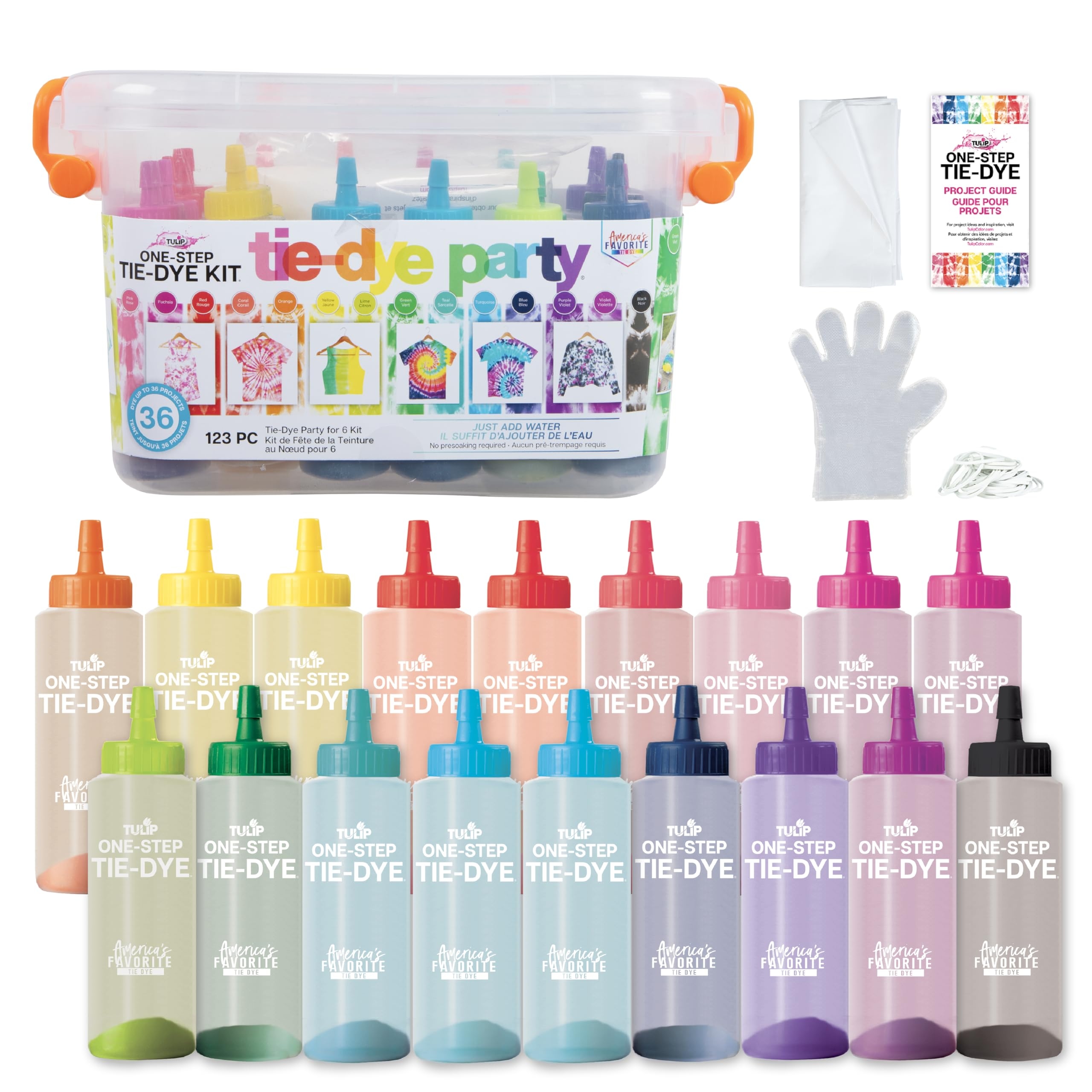 Tulip Tie Dye Kit Rainbow 18 Pre Filled Bottles For DIY Fashion 1 Pack 17754347237 EBay