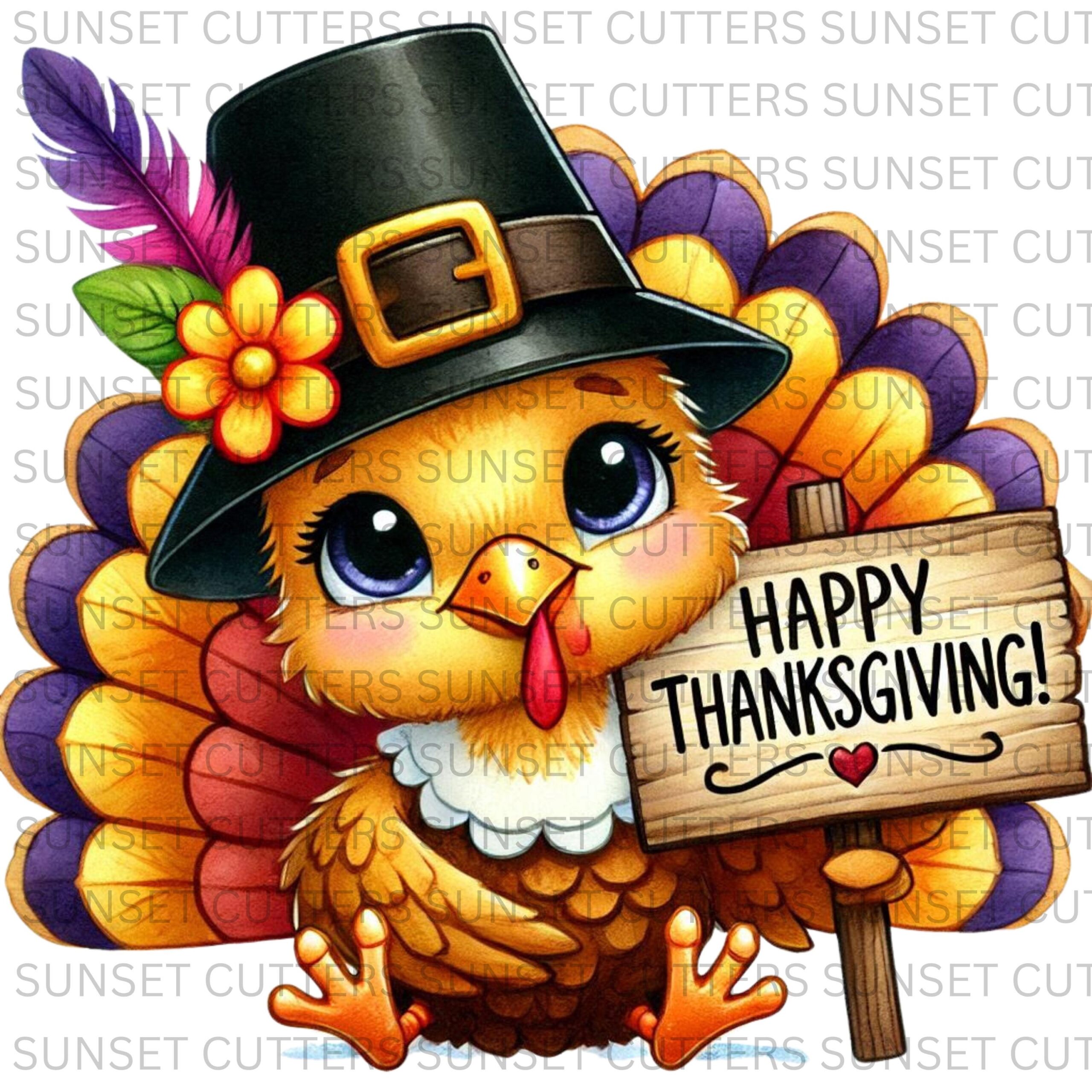 happy turkey day clip art