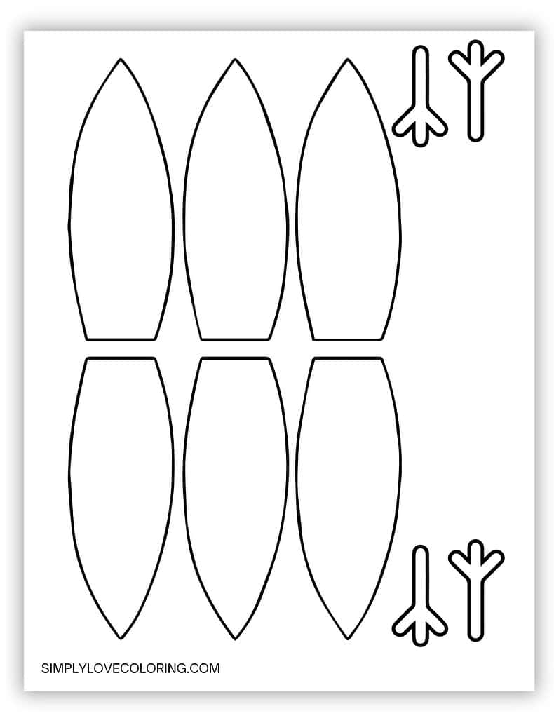 turkey feather pattern printable