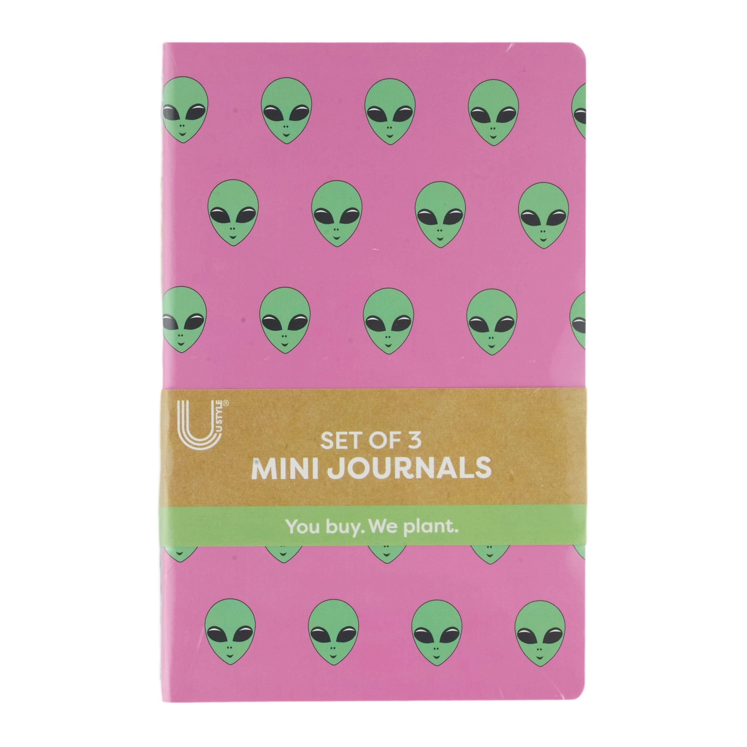 U Style Set Of 3 Mini Paper Journals Space Themed Designs Walmart