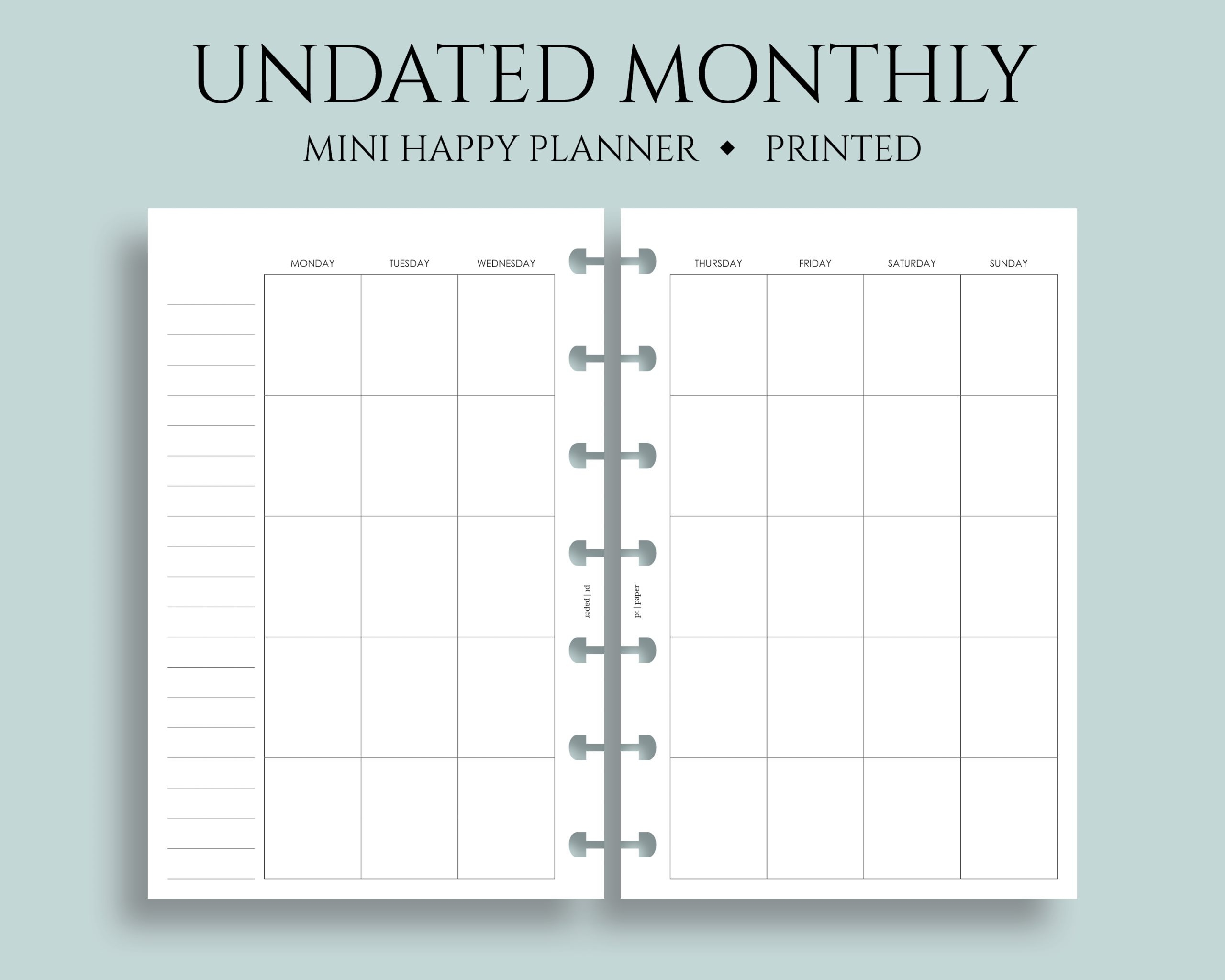happy planner mini planner