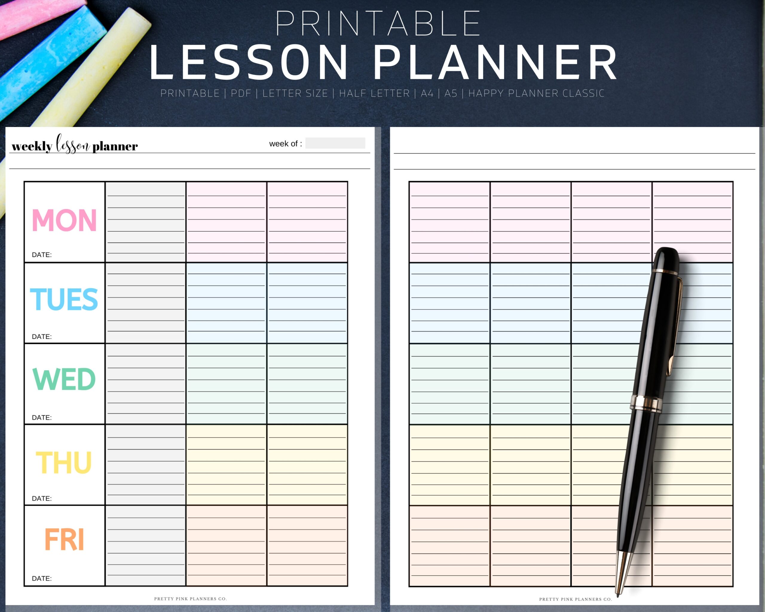 lesson planner for teachers