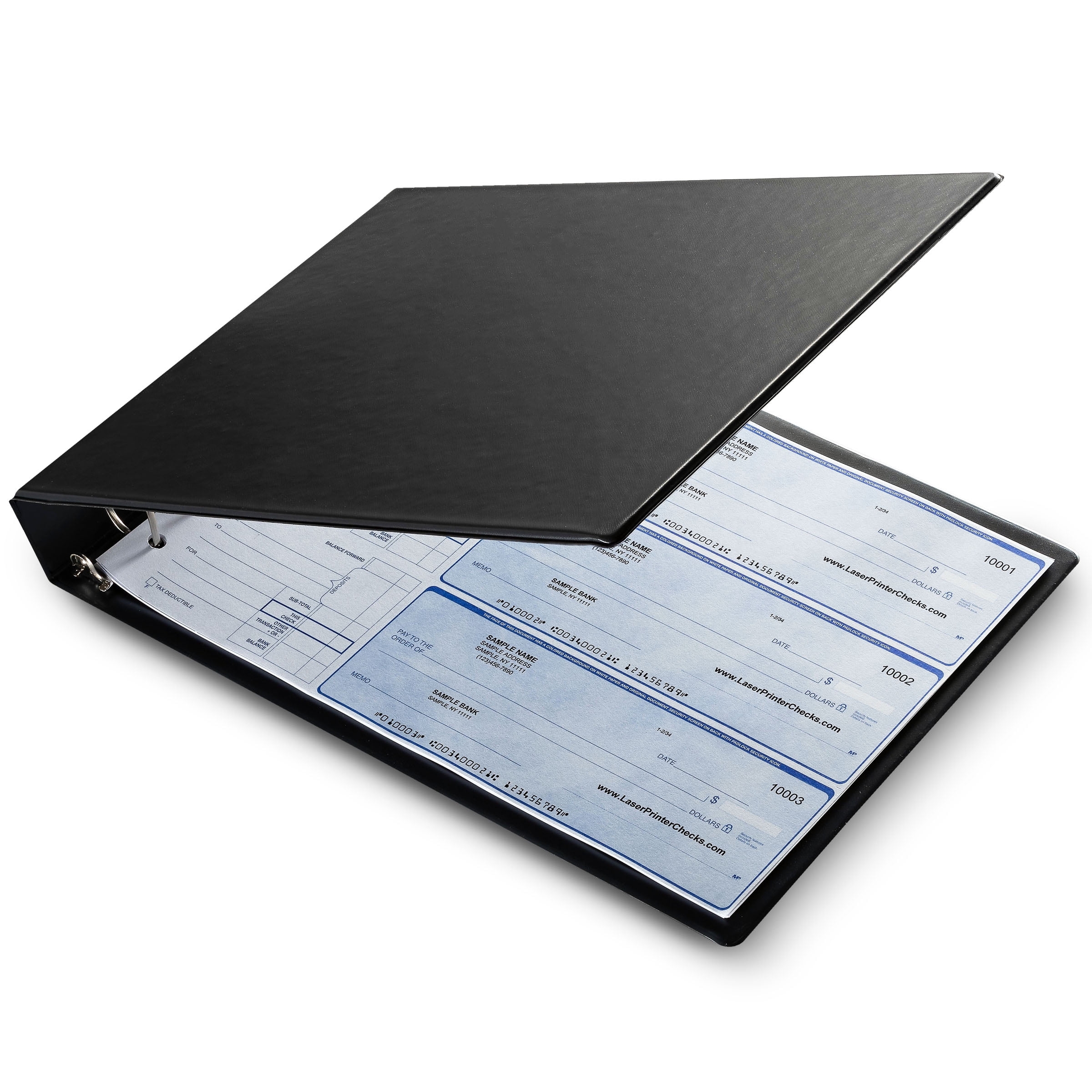 USA Made Executive 7 Ring Checkbook Binder 500 Check Capacity For 9x13 Inch Sheets High Quality Material Walmart