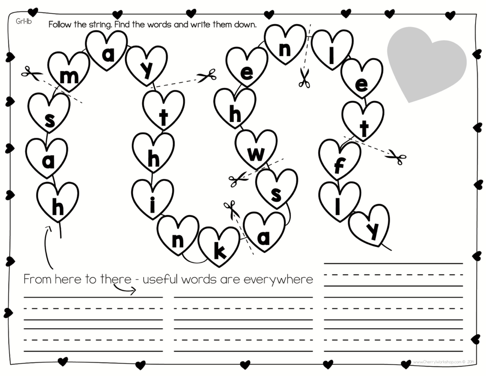 valentines day worksheets