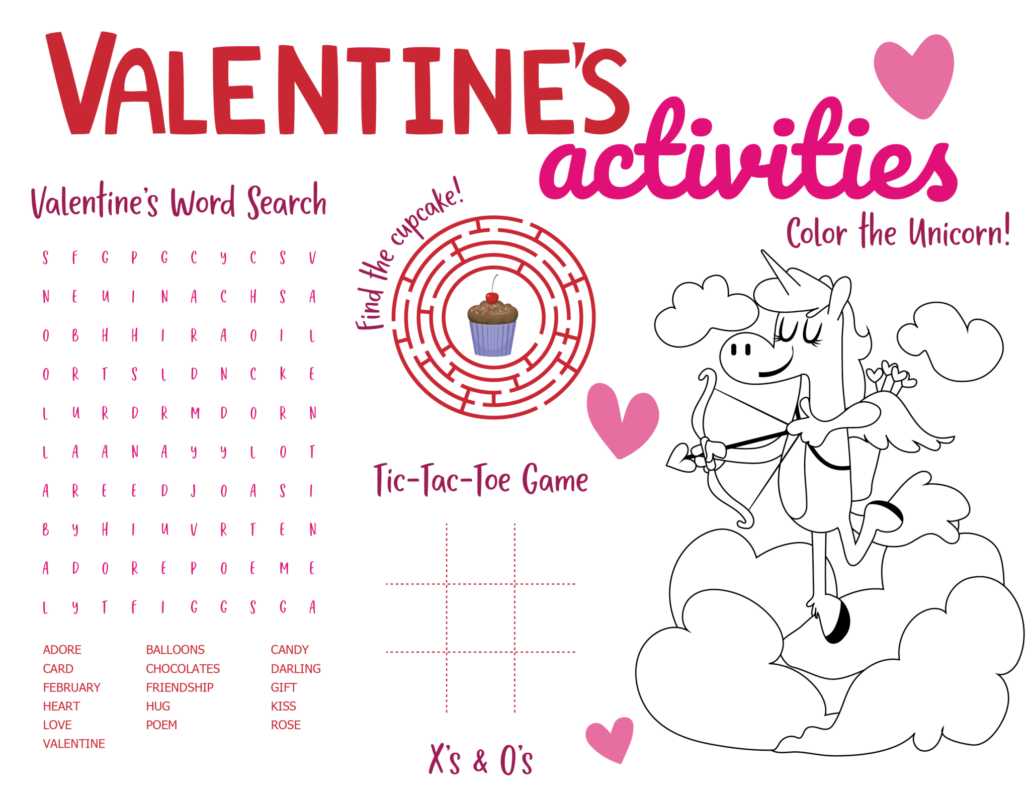 valentine's day worksheet