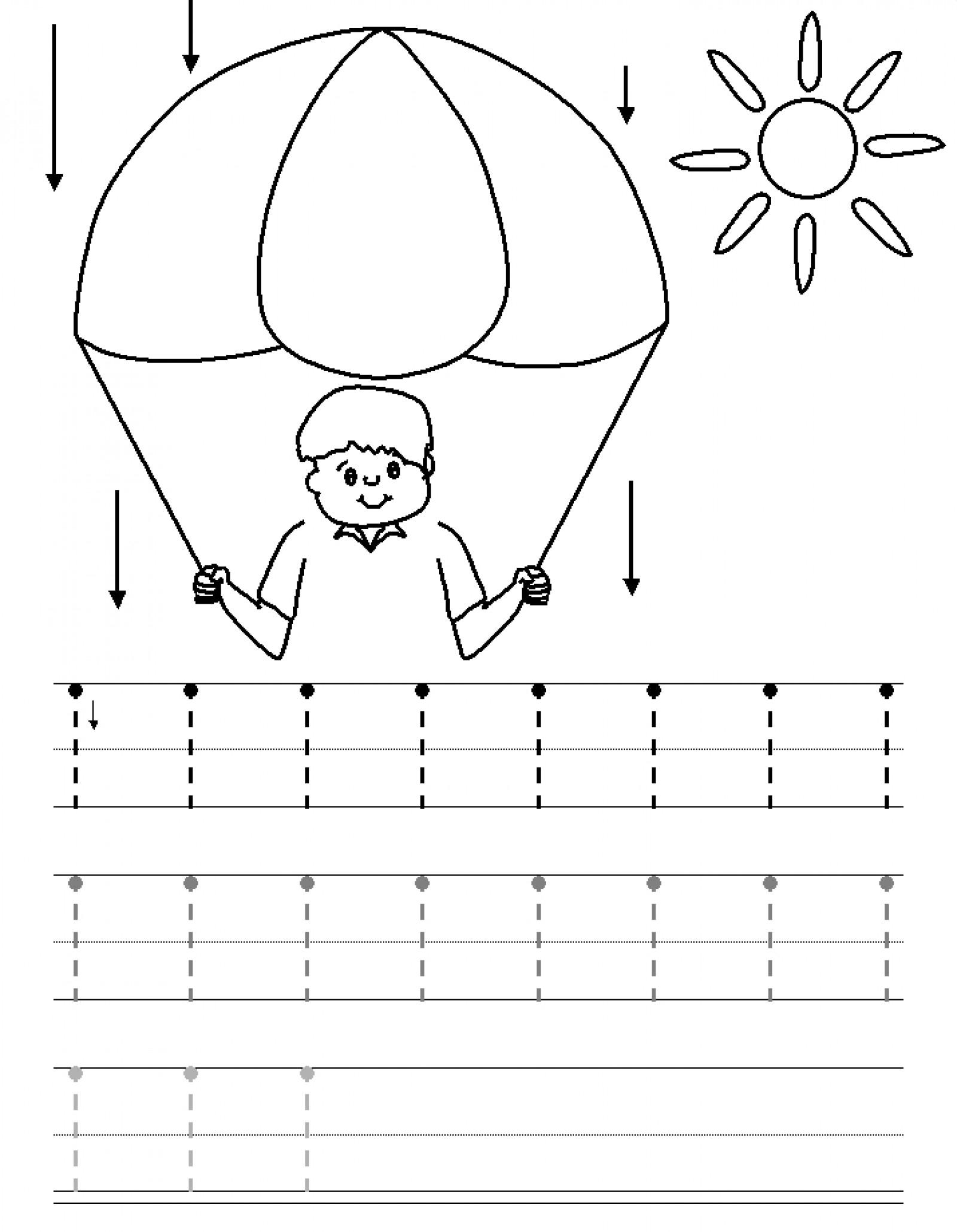 Vertical Lines Tracing Practice LoveToTeach