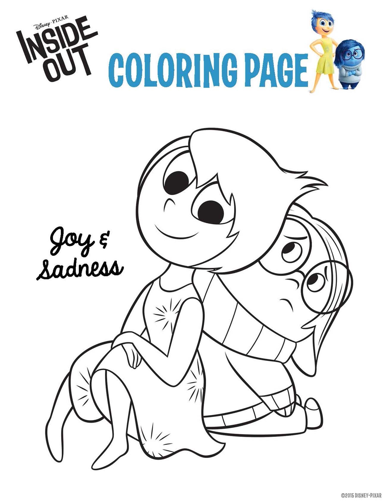 joy inside out coloring pages