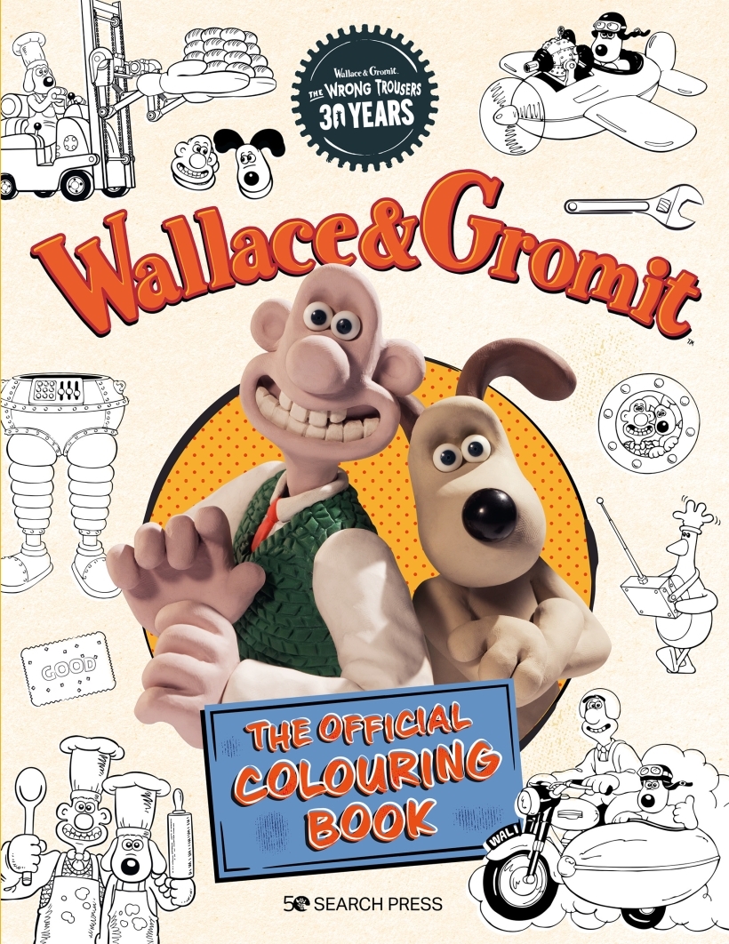 Wallace Gromit Colouring Page Paper Craft Download