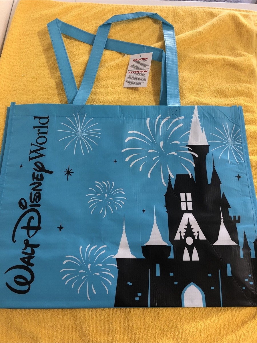 Walt Disney World Resort Parks Reusable Shopper Tote Bag CASTLE EPCOT AK STUDIO EBay