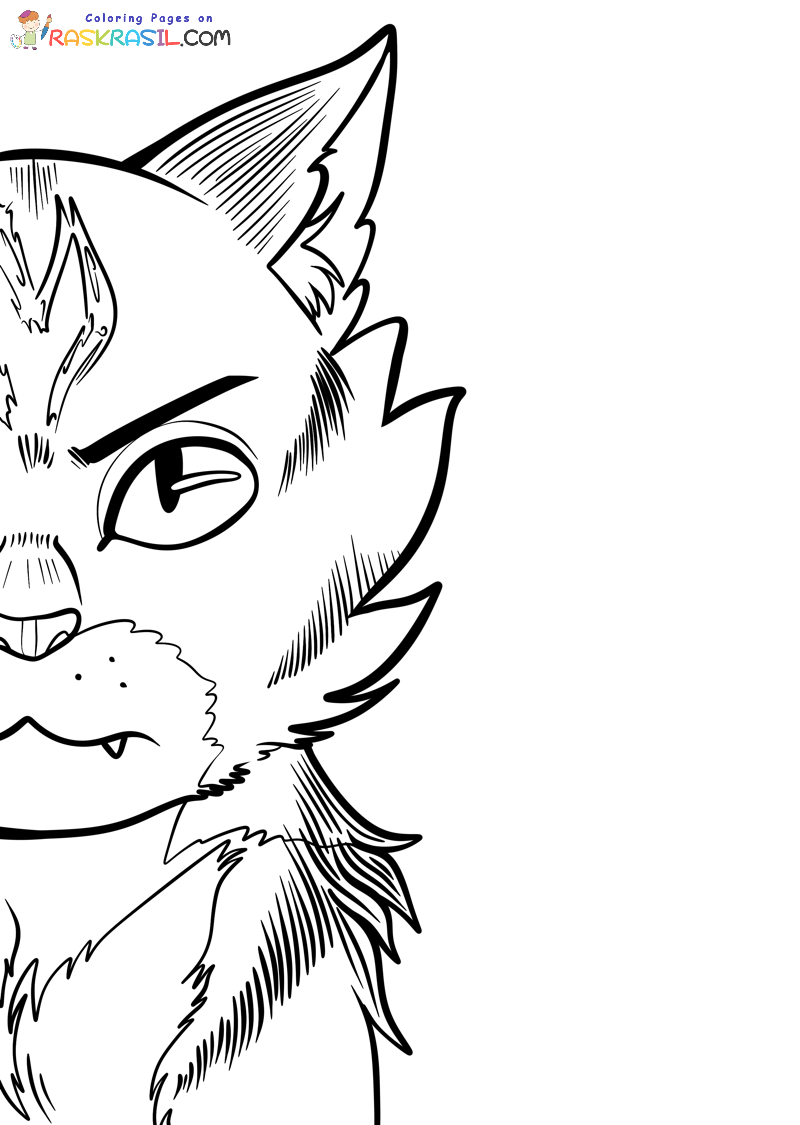 Warrior Cats Coloring Pages Free Printables