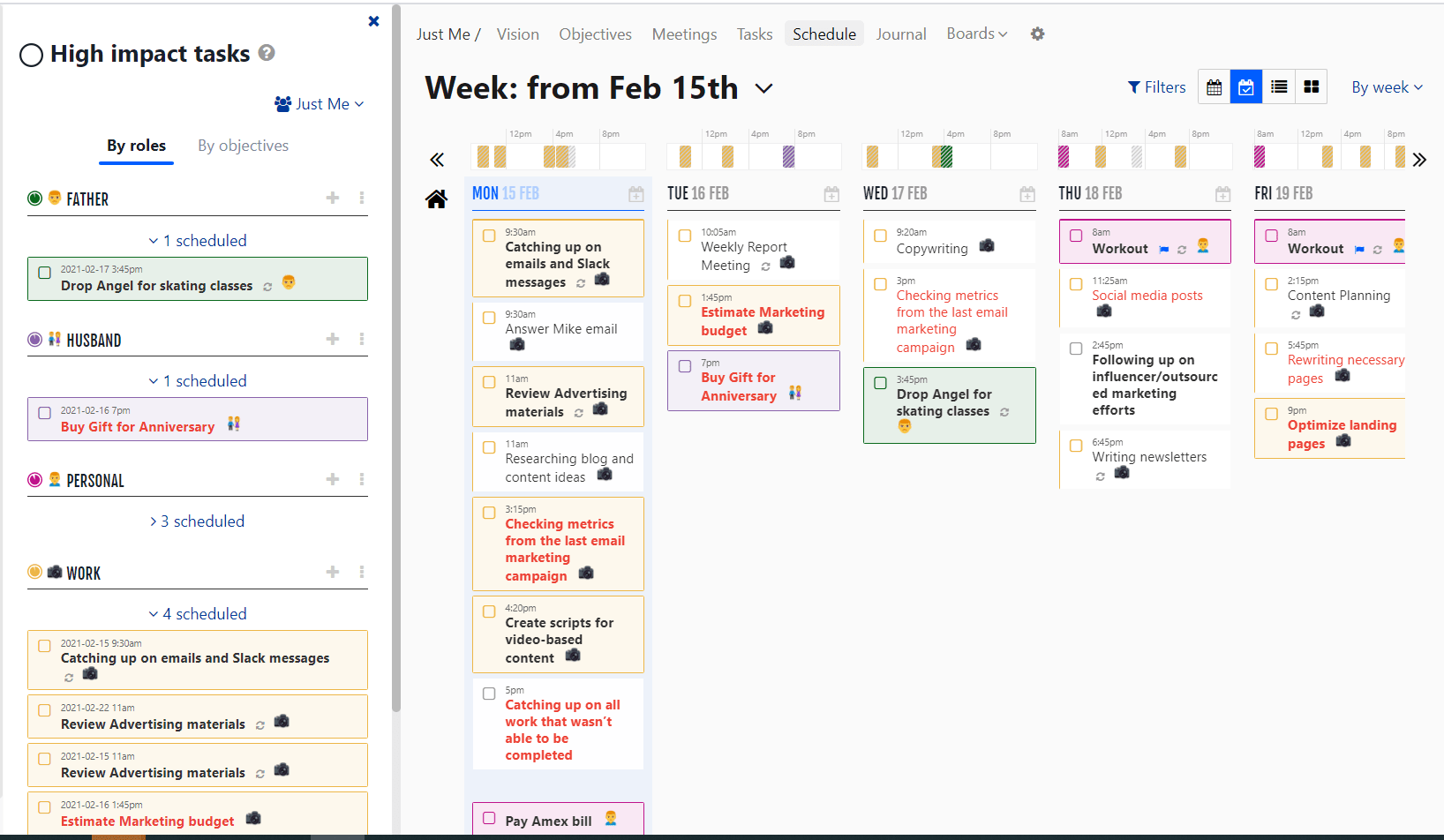 Week Plan Weekly Planner For Tasks Goals Productivity
