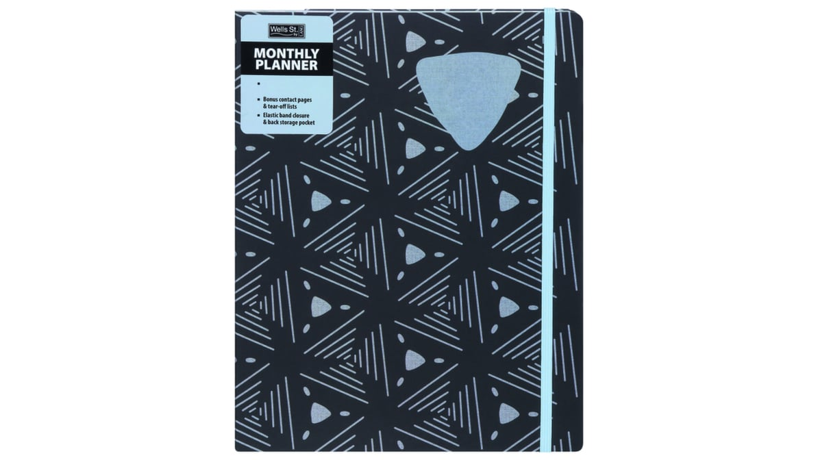 Wells St By Lang 2025 Black Pearl Monthly Planner Delivery Near Me Doordash