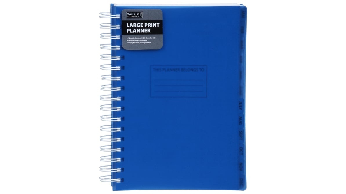 Wells St By Lang Large Print 2025 Engagement Planner Delivery Near Me Doordash