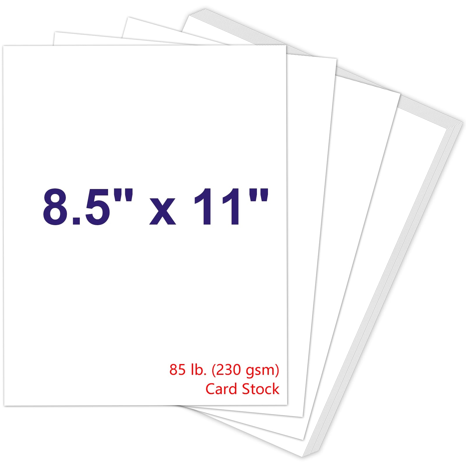White Cardstock 8 5x11 230gsm 85lb Heavy Paper For Crafts Cards 30 Sheets EBay