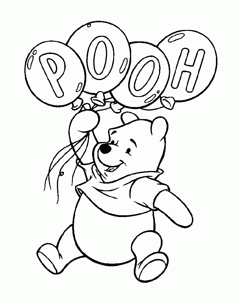 winnie the pooh coloring pages