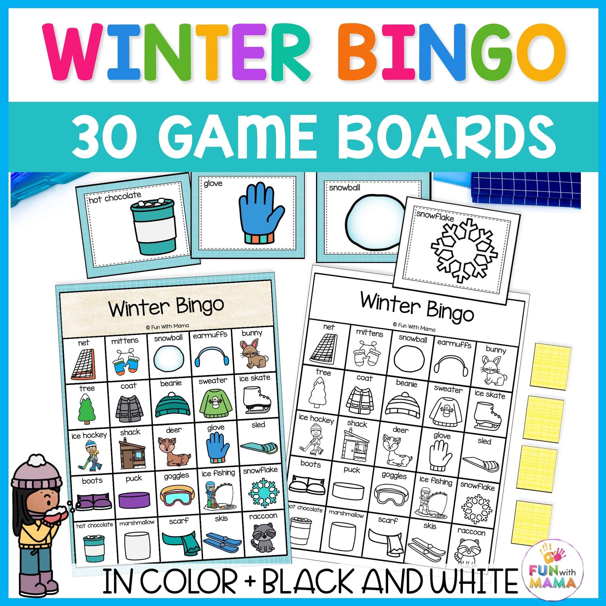 winter bingo game