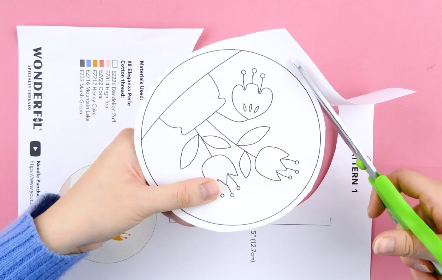 printable easy punch needle patterns