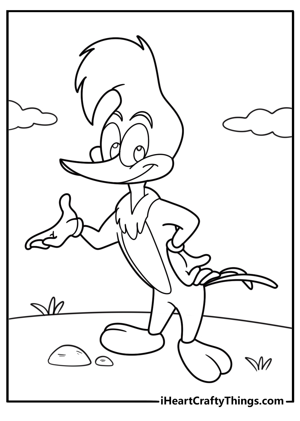 Woody Woodpecker Coloring Pages 20 Printable PDFs Free
