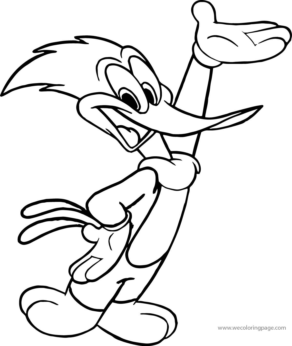 Woody Woodpecker Coloring Pages Wecoloringpage Cartoon Coloring Pages Bird Coloring Pages Pokemon Coloring Pages