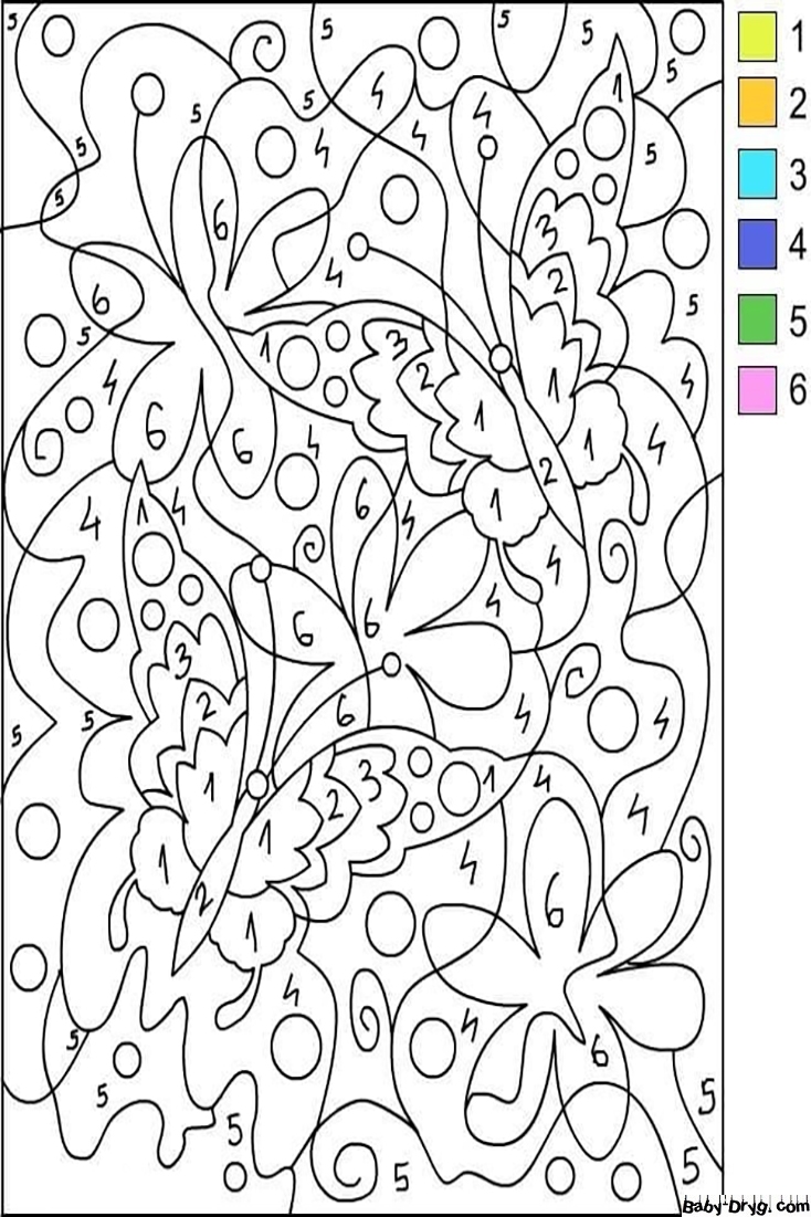 Worksheet Advanced Color By Number Color By Number Coloring Pages